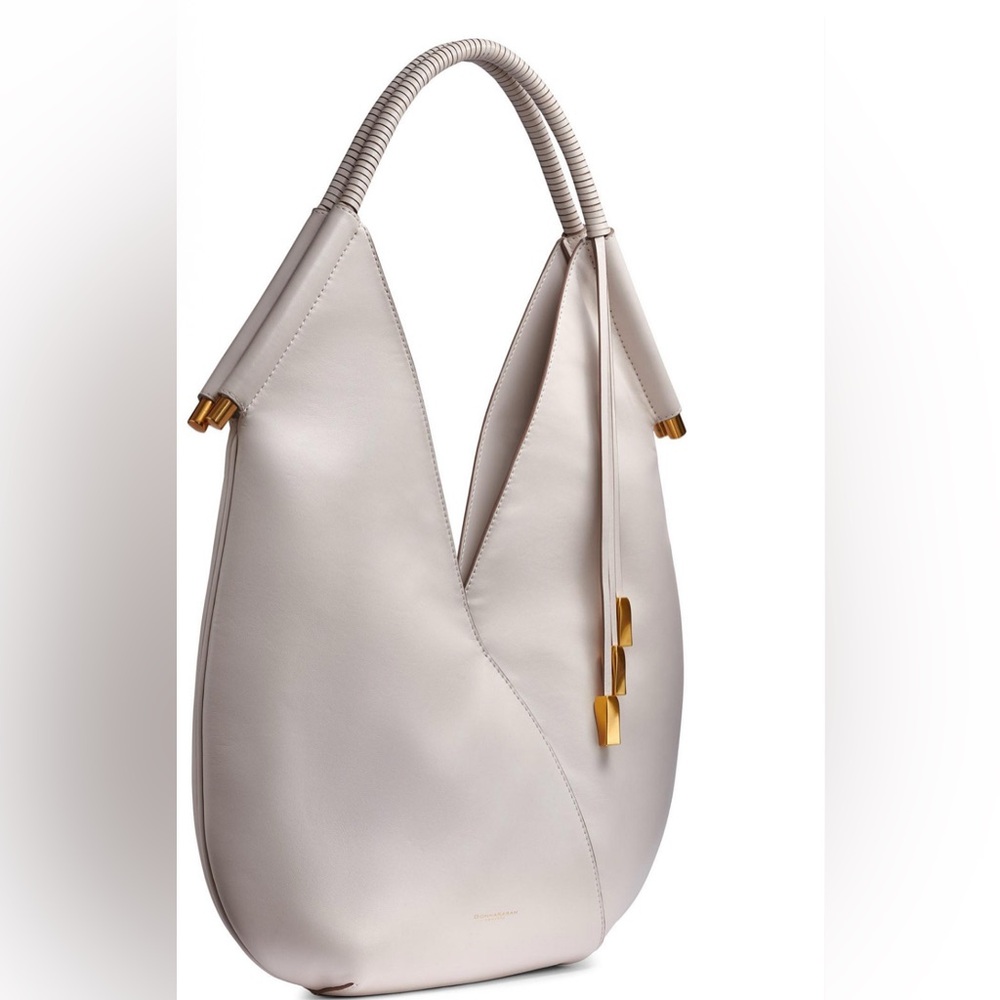 Donna Karan New York Baldwin Shoulder Bag with Leather Wrapped